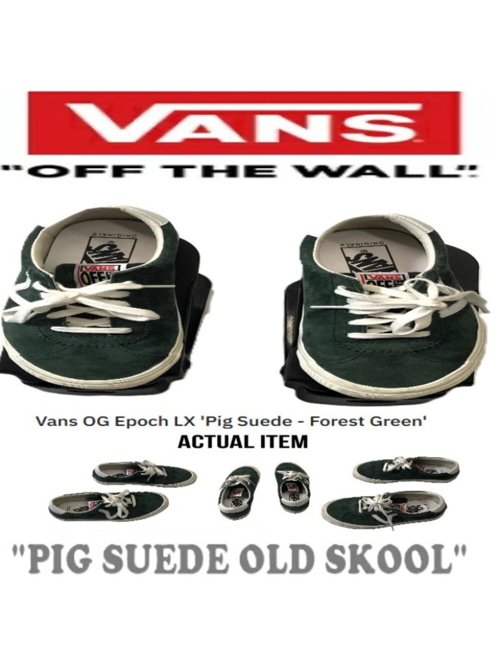 🛑 VANS ➕ OG EPOCH LX 🆒 SHOES Casual SNEAKERS Pig Suede Sport Low 💸BUY NOW‼️